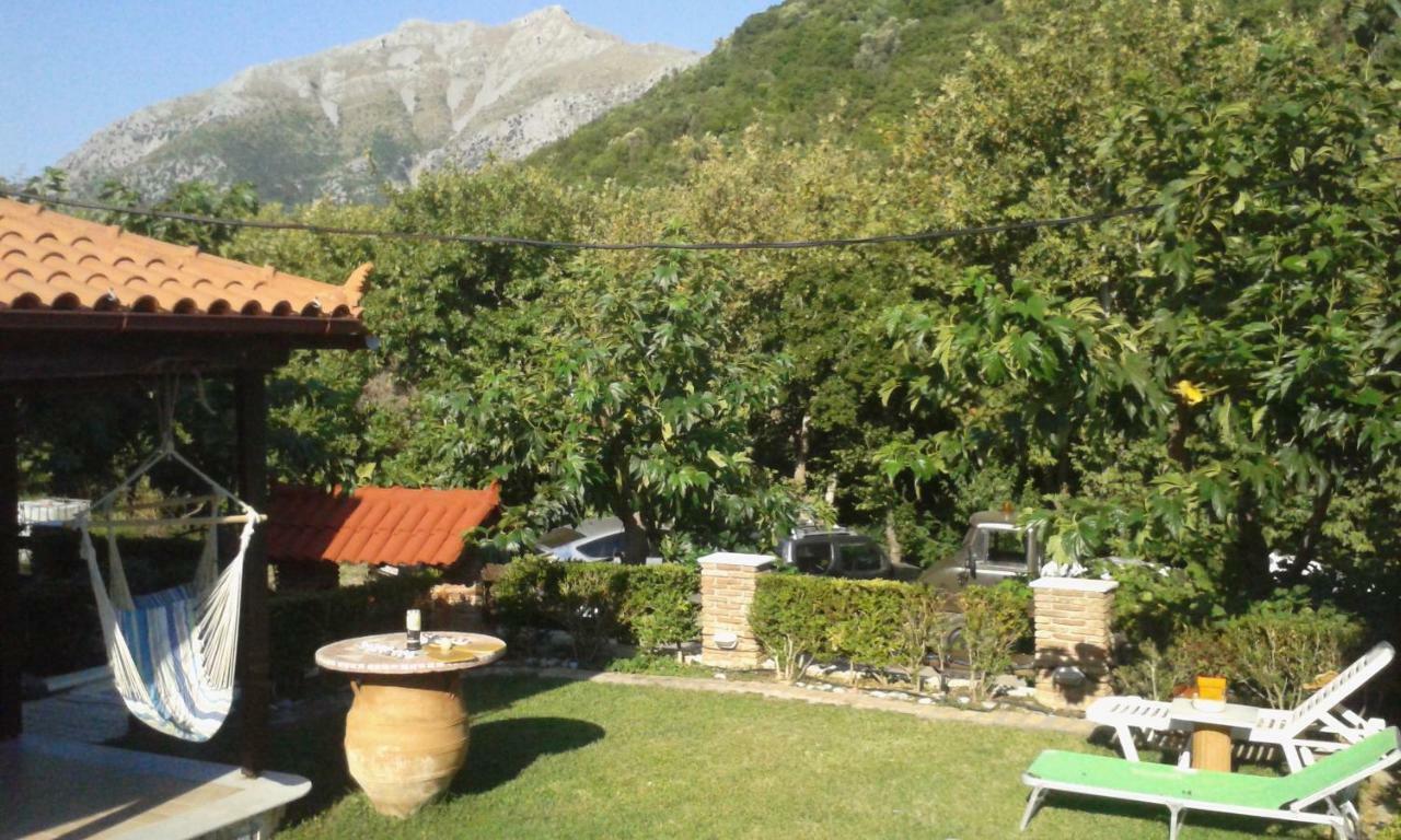 Ferienwohnung Kalogirou Stone House Limniónas Exterior foto